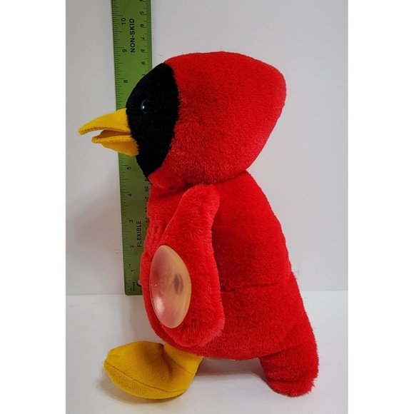 RARE HTF Animal Kingdom St Louis Cardinals Bird Plush Window Suction Cup Hands - Picture 6 of 10